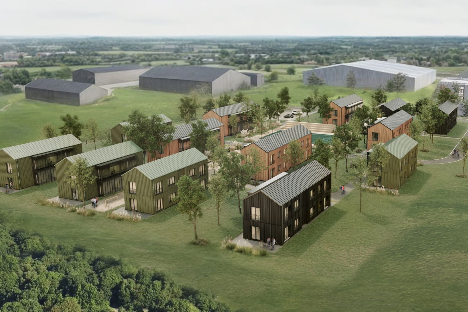 Topošais HAGBERG attīstības ciemats "Ozolkalni"